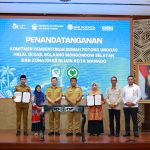 Perkuat Ekosistem Ekonomi Syariah, KDEKS Sulut Teken Komitmen Strategis dengan Bolsel dan Bentuk Zona KHAS di IAIN Manado