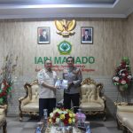 Sahabat Seperjuangan di Lemhannas, Brigjen Pol. Erwin Kurniawan Silaturahmi ke Rektor IAIN Manado